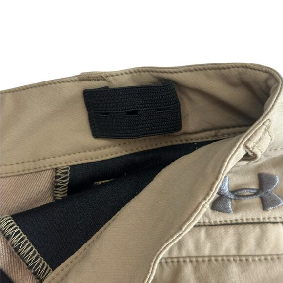 UNDER ARMOUR Boys Matchplay Khaki Pants Size 4 - Picture 6 of 6